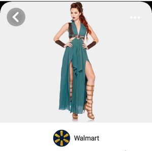 Blue warrior maiden dress or costume